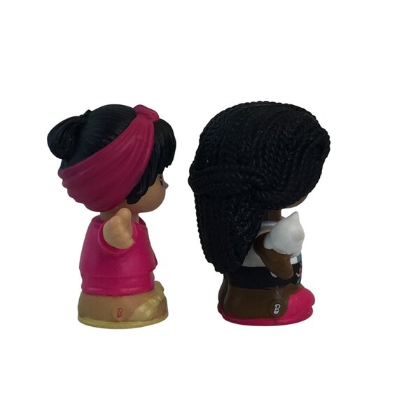 Fisher Price Little People Barbie Figures Astronaut African American Asian Girl - Picture 4 of 8